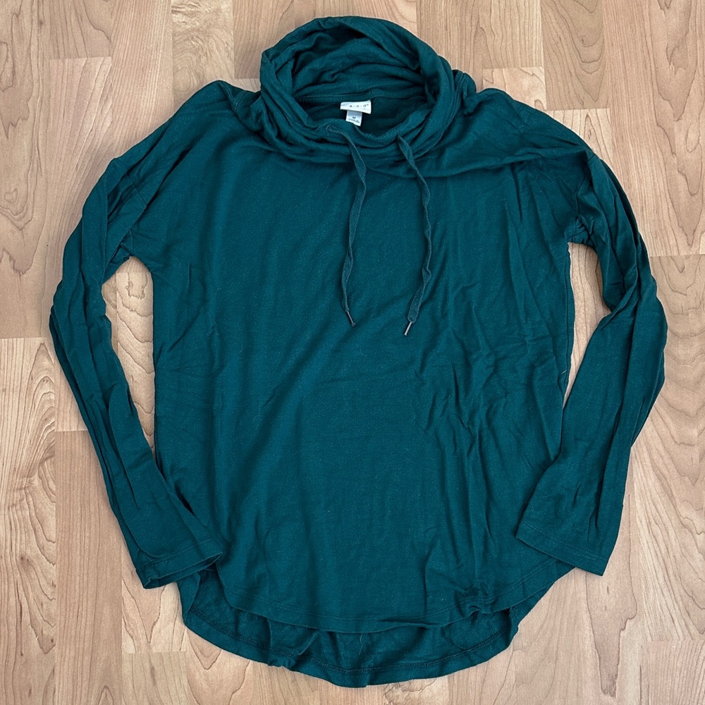 A New Day Green Cowl Neck Pullover